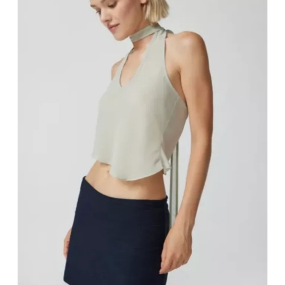 Lioness Rendezvous Semi-Sheer Halter Top - Picture 6 of 12